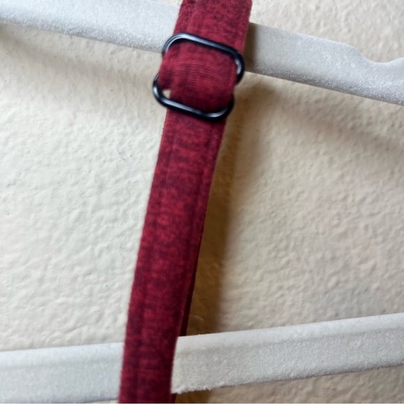 Bombshell Sportswear Volvano Heather Red‎ Sports Bra Size Extra Large - Picture 7 of 8